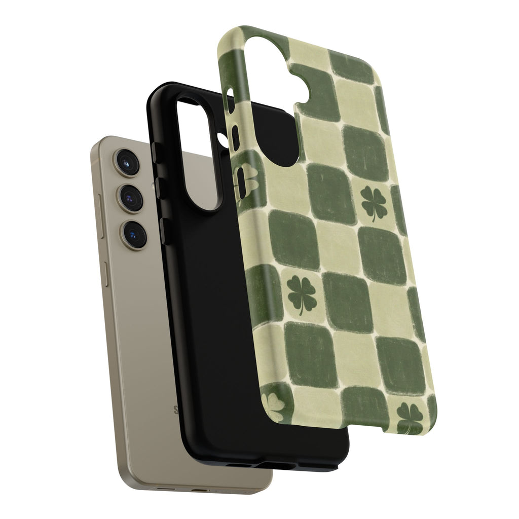Clover Checker Tough Phone Case