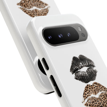 Leopard Glam Lip Tough Case