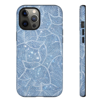Glacier Blue Floral Tough Case