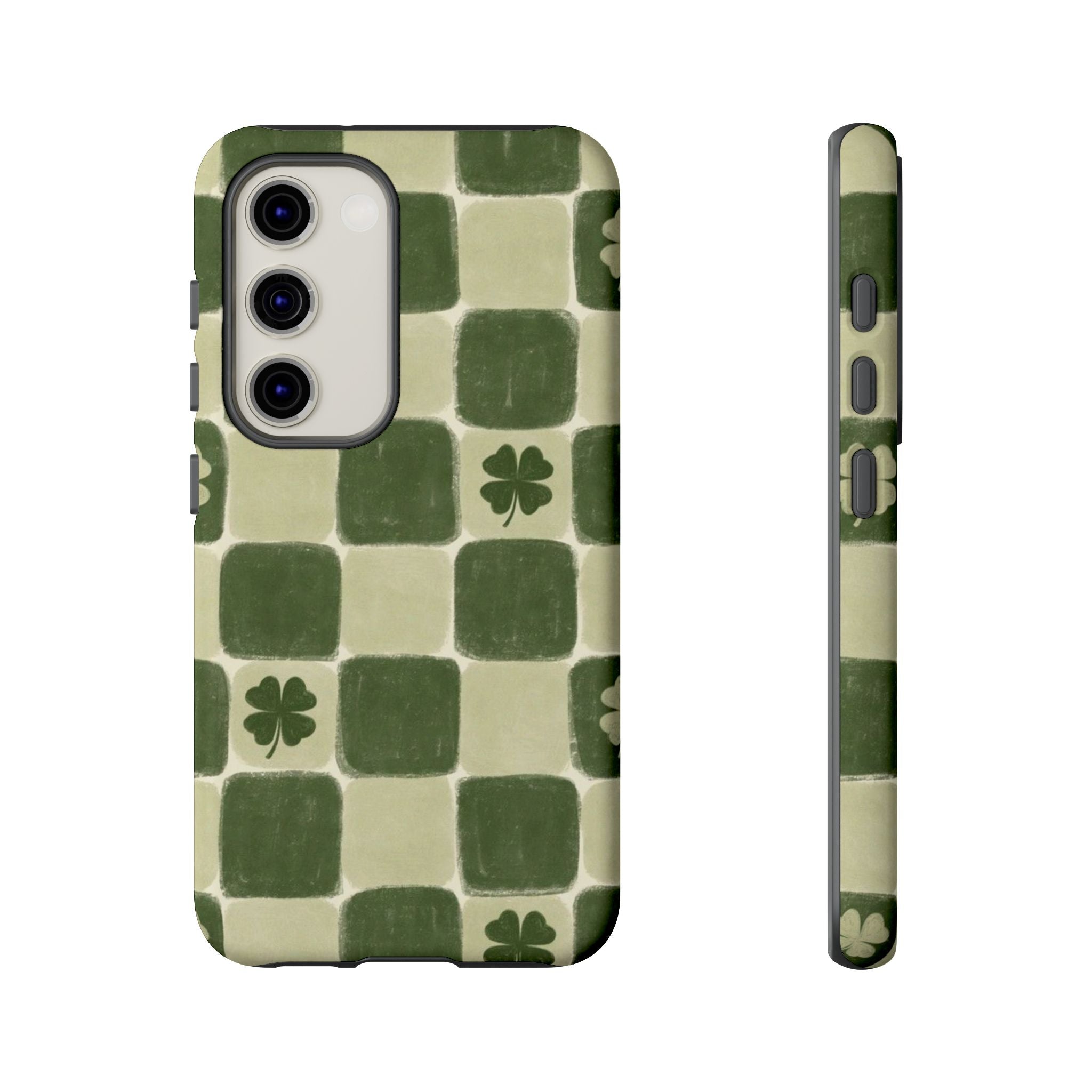 Clover Checker Tough Phone Case