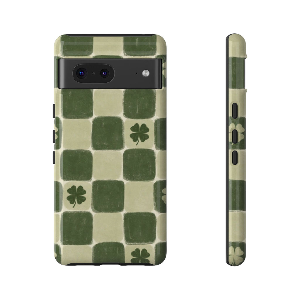 Clover Checker Tough Phone Case