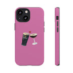 Pint & Wine Glass (Pink) Tough Case