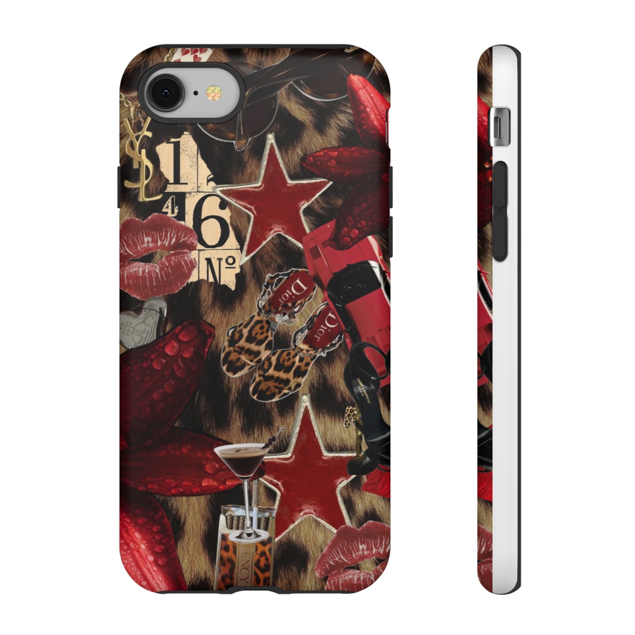 Cheetah Red Phone Case