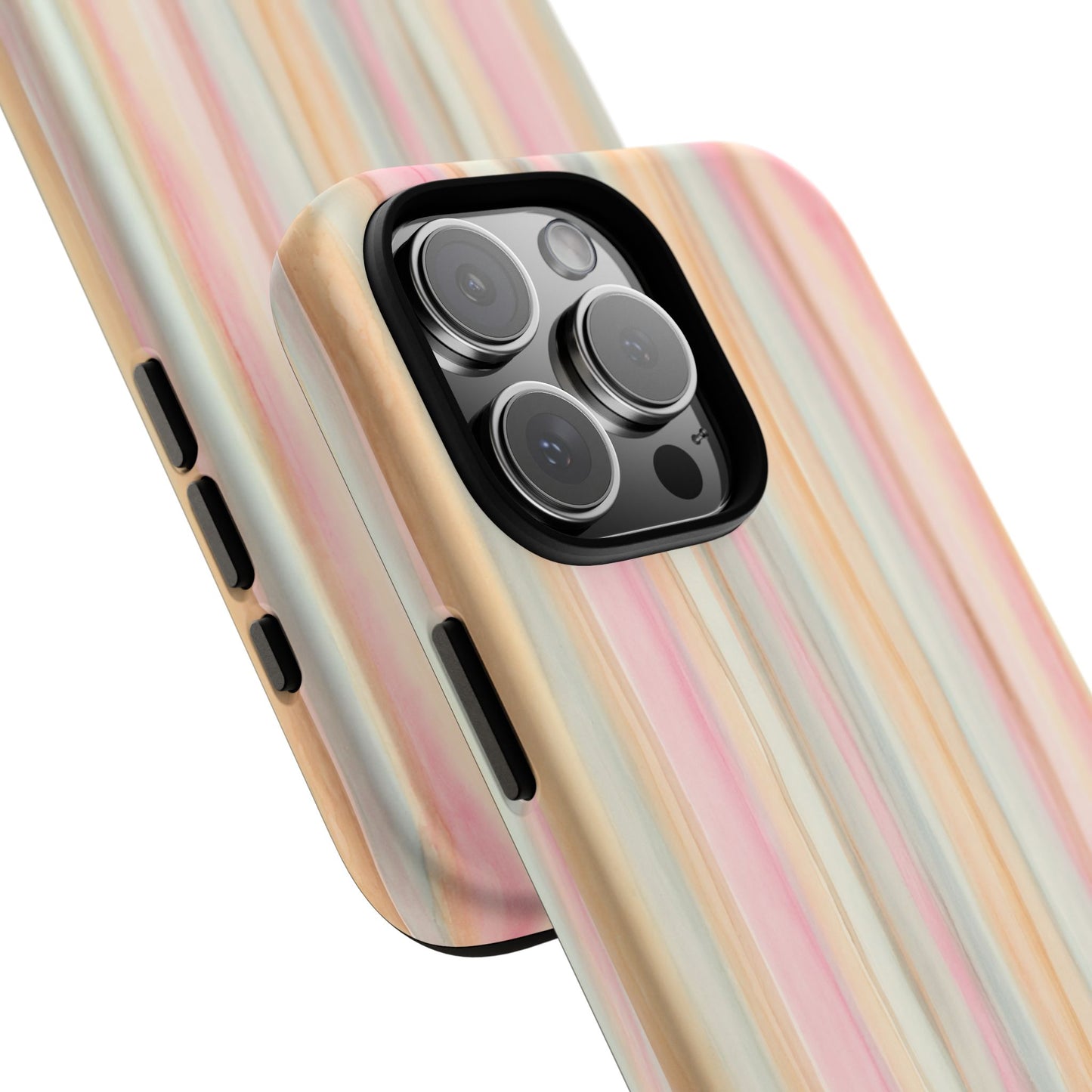 Pastel Watercolor Stripe Tough Case