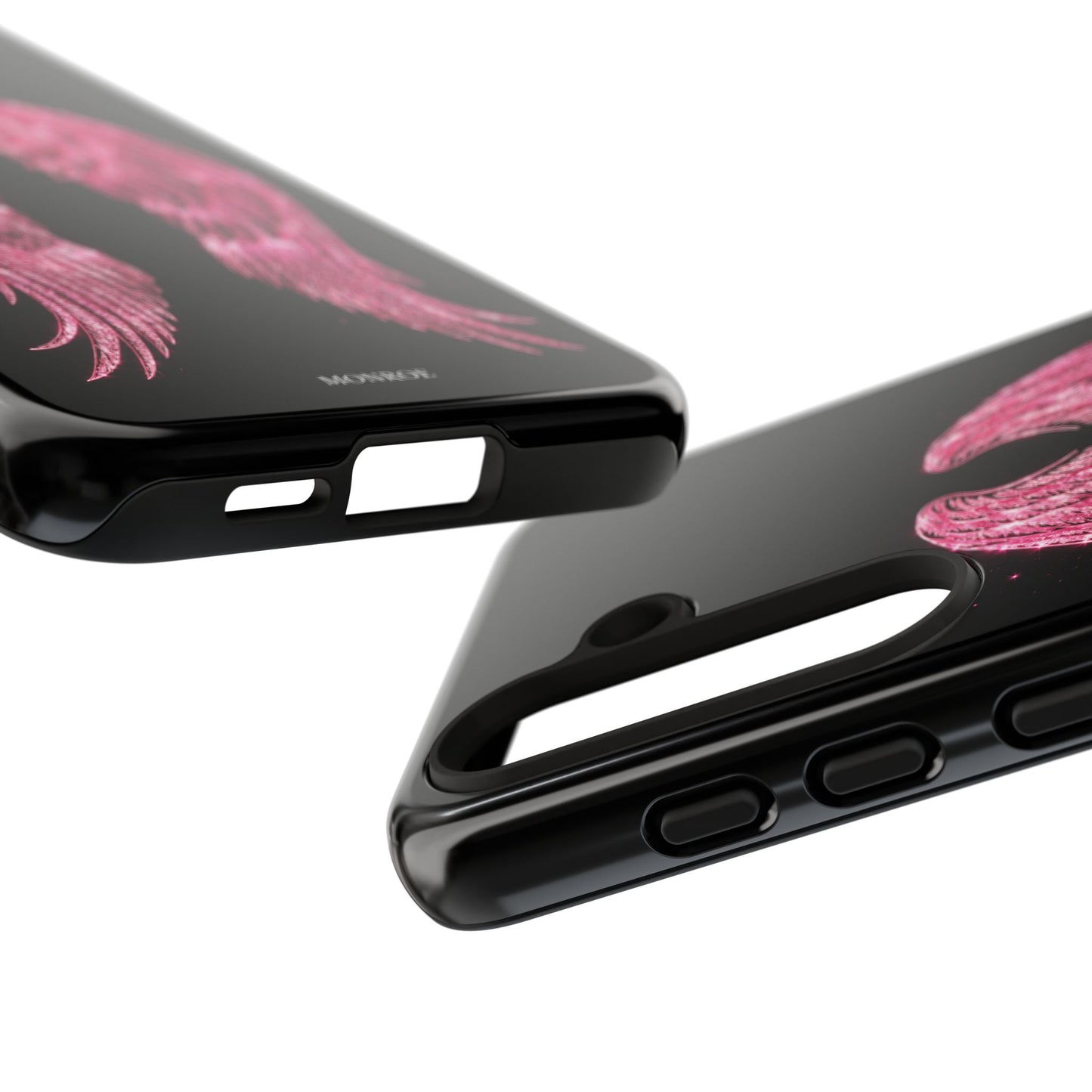 Pink Glitter Angel Tough Case