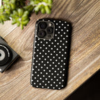 Black Polka Dot Phone Case