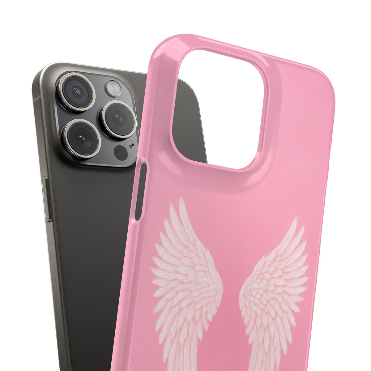 Pink Angel Wings Case