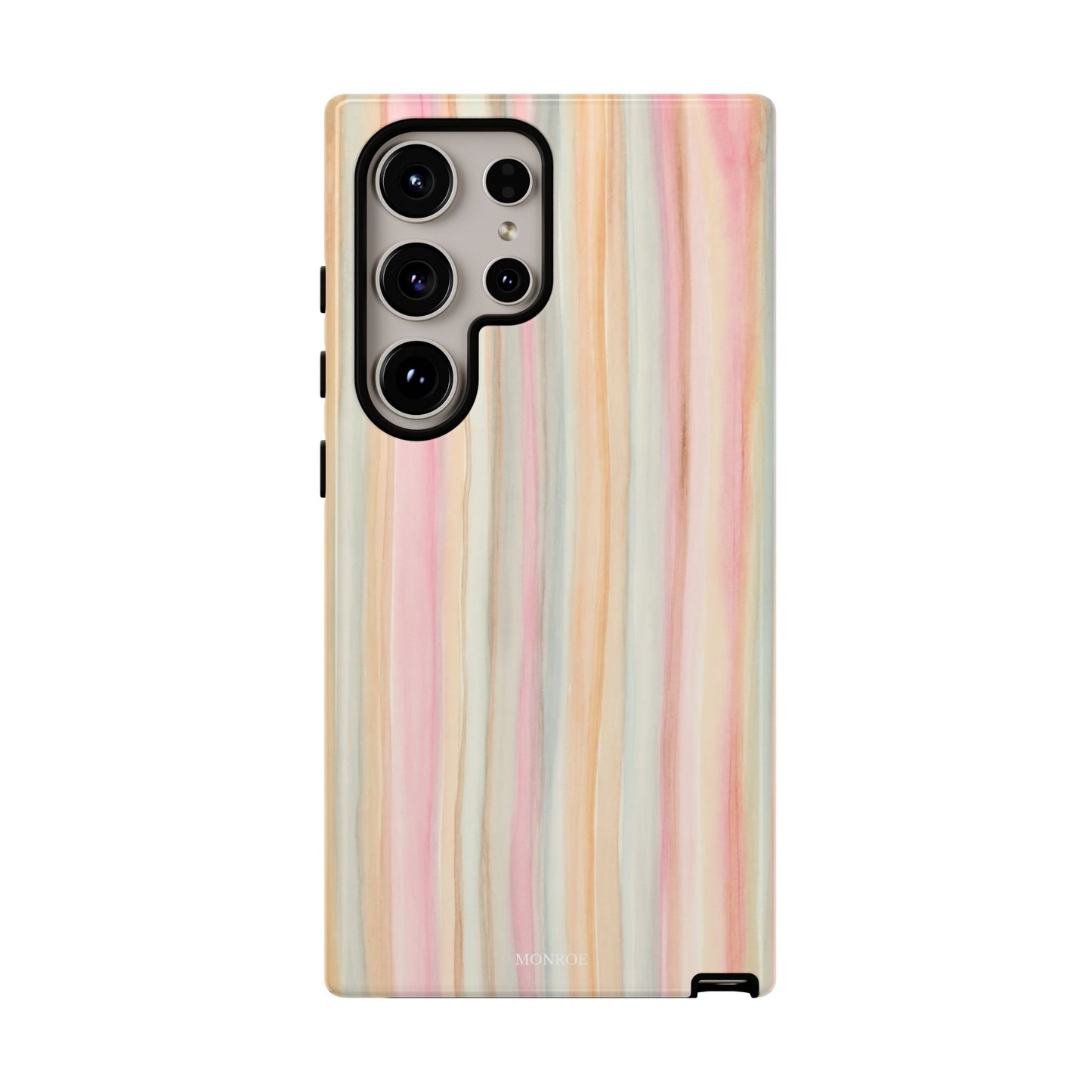 Pastel Watercolor Stripe Tough Case