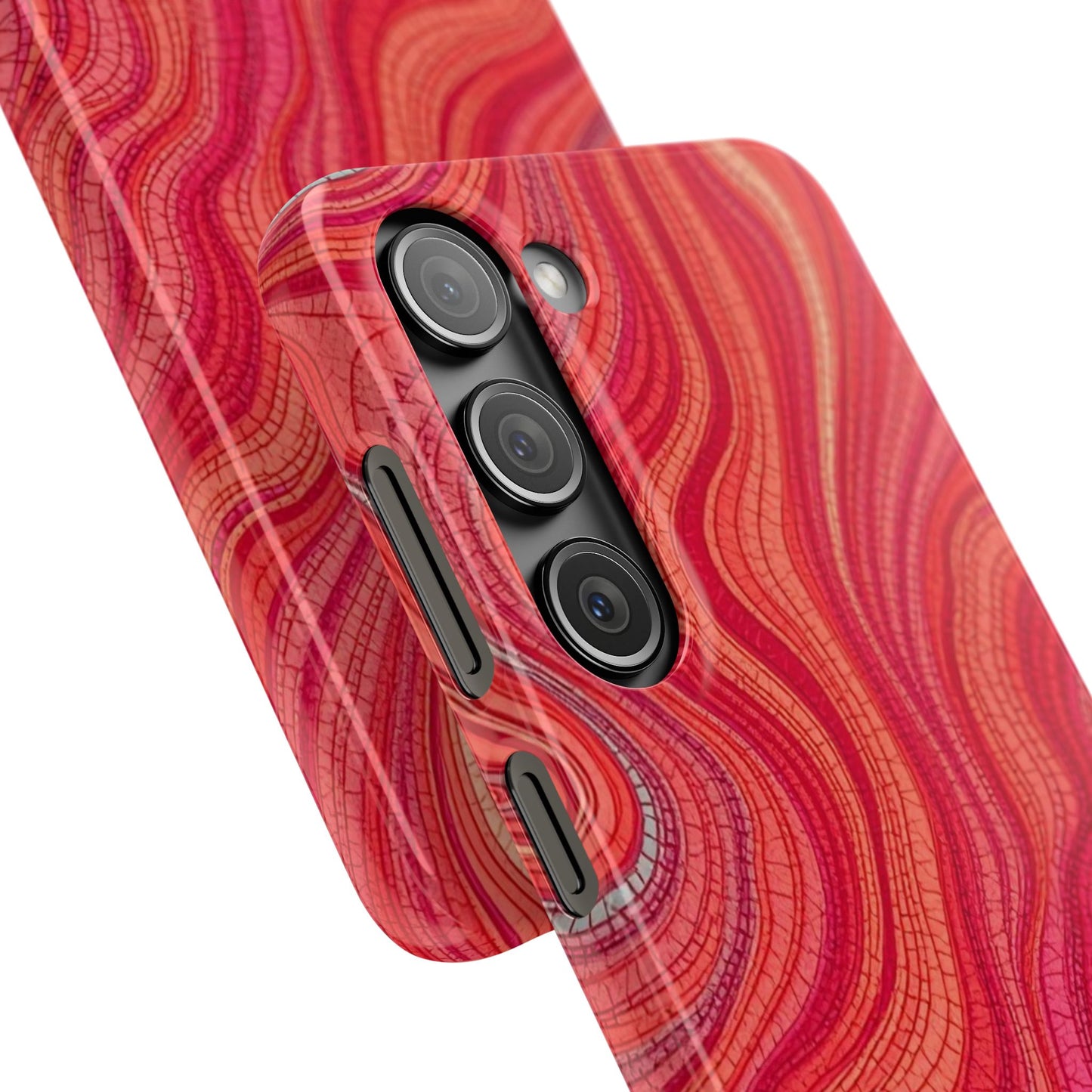 Retro Wavy Red Case