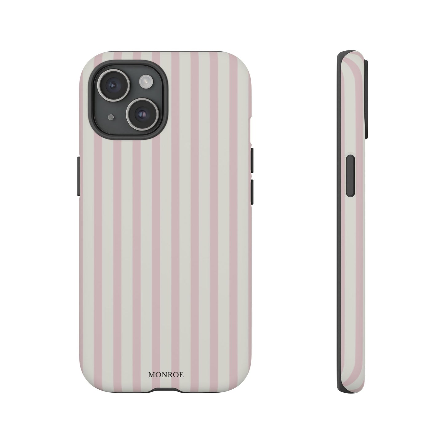 Light Pink Stripe Tough Phone Case