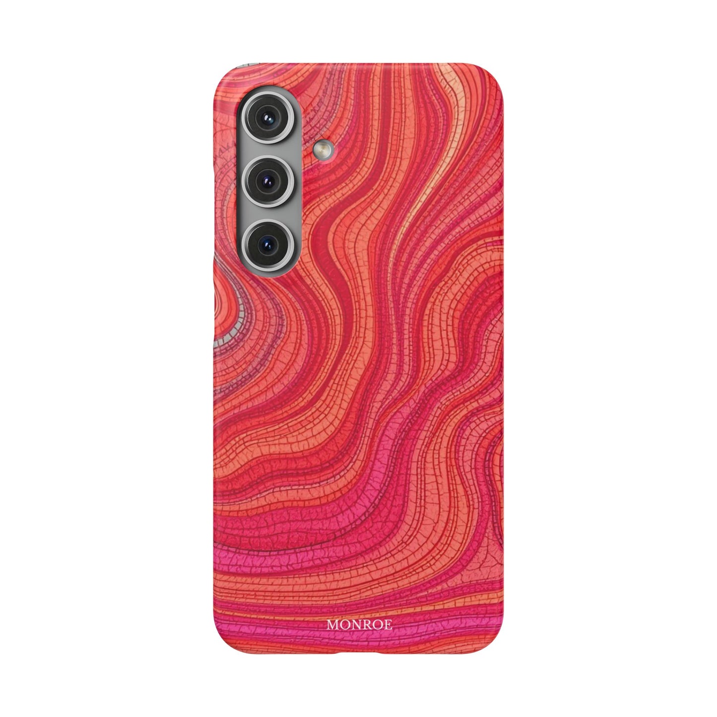 Retro Wavy Red Case