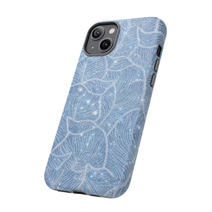 Glacier Blue Floral Tough Case