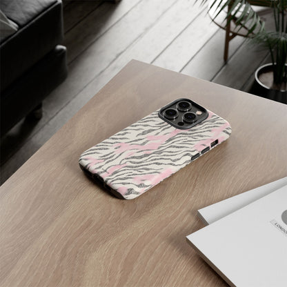 Light Pink Zebra Tough Case