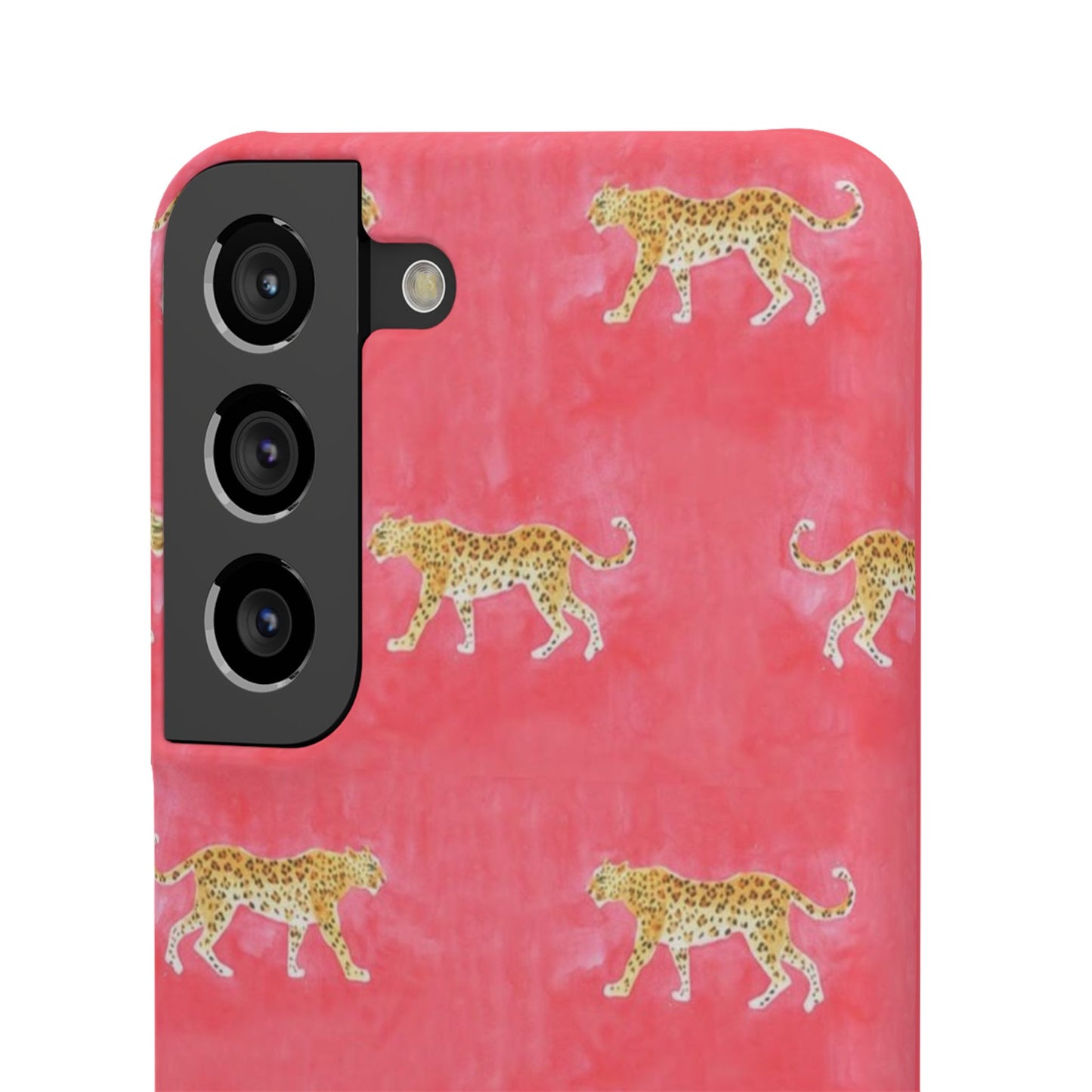 Pink Watercolor Leopard Case