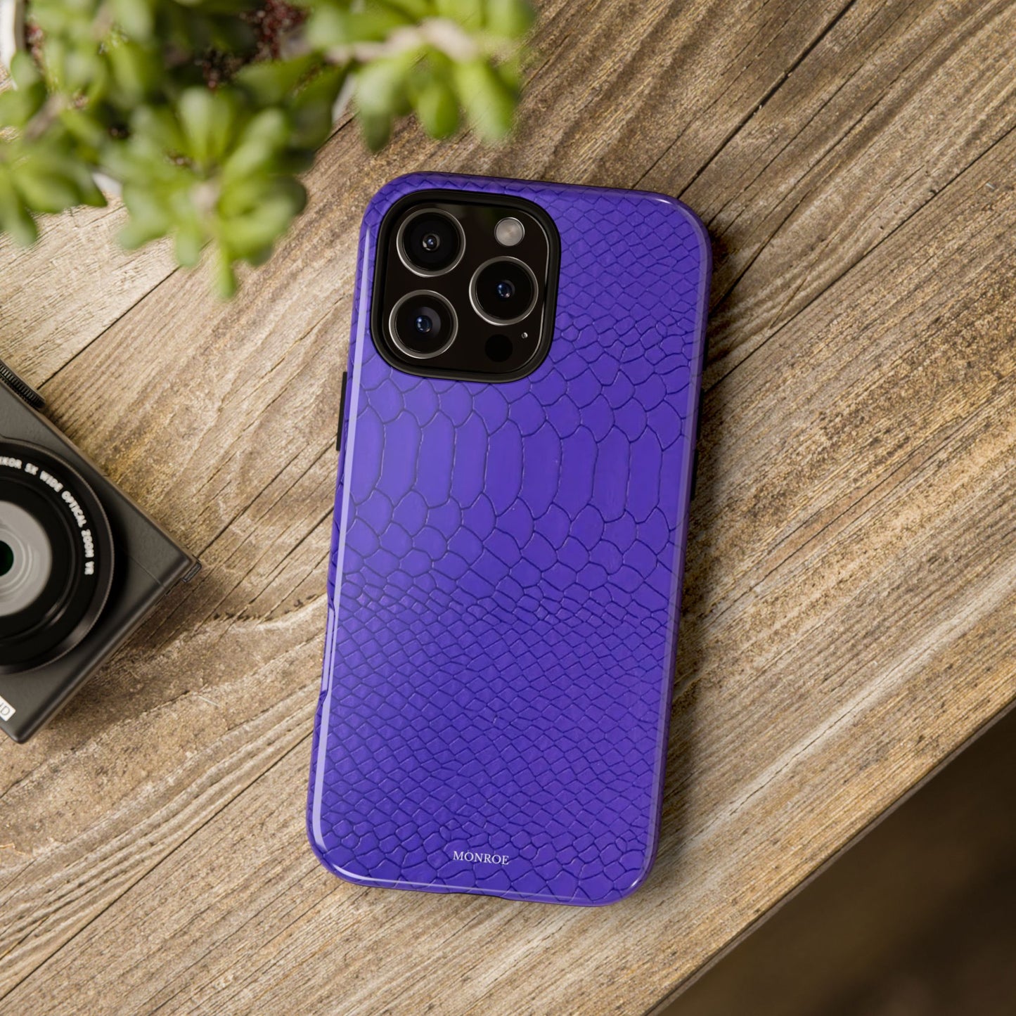 Dark Purple Snake Tough Case