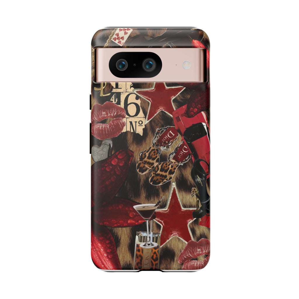 Cheetah Red Phone Case