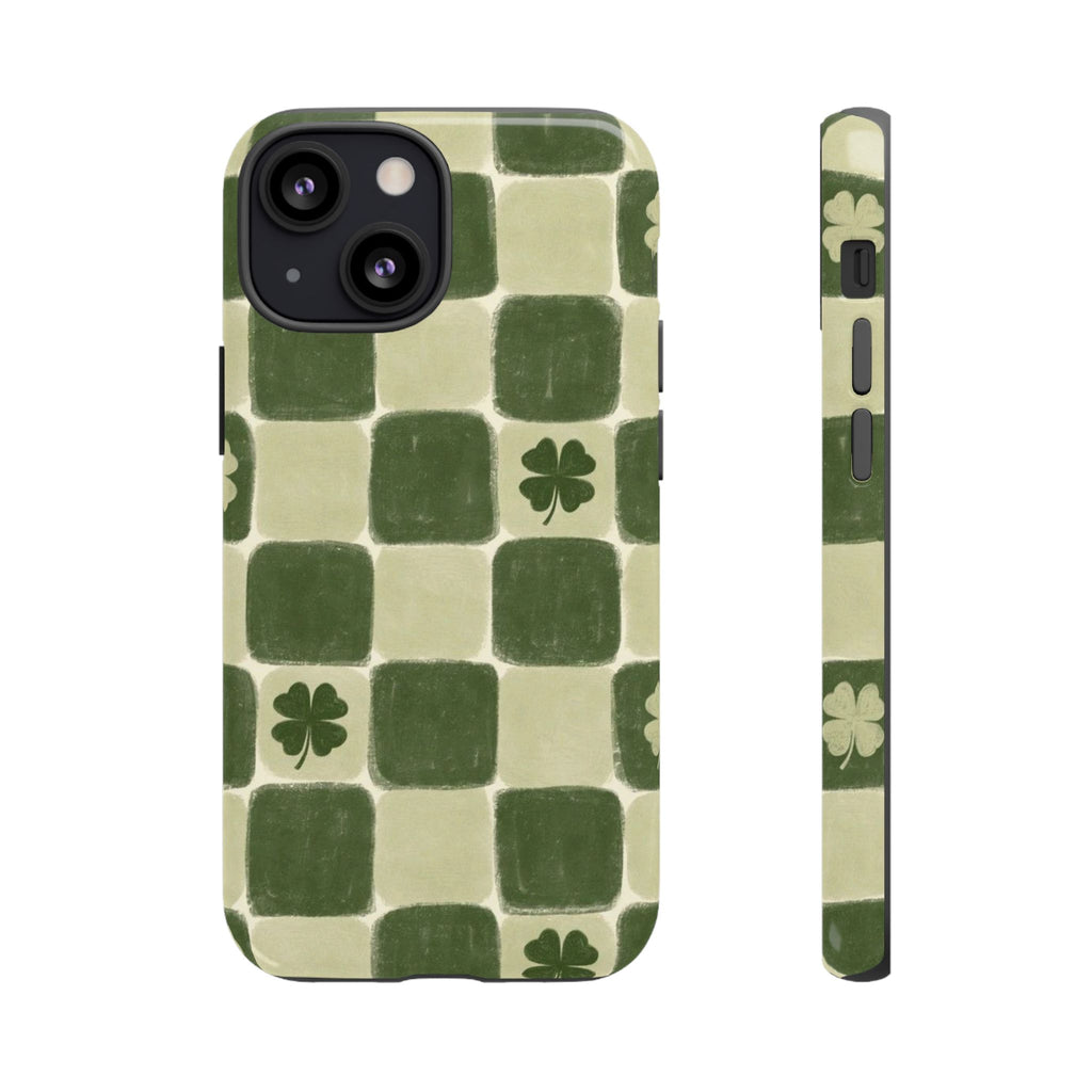 Clover Checker Tough Phone Case
