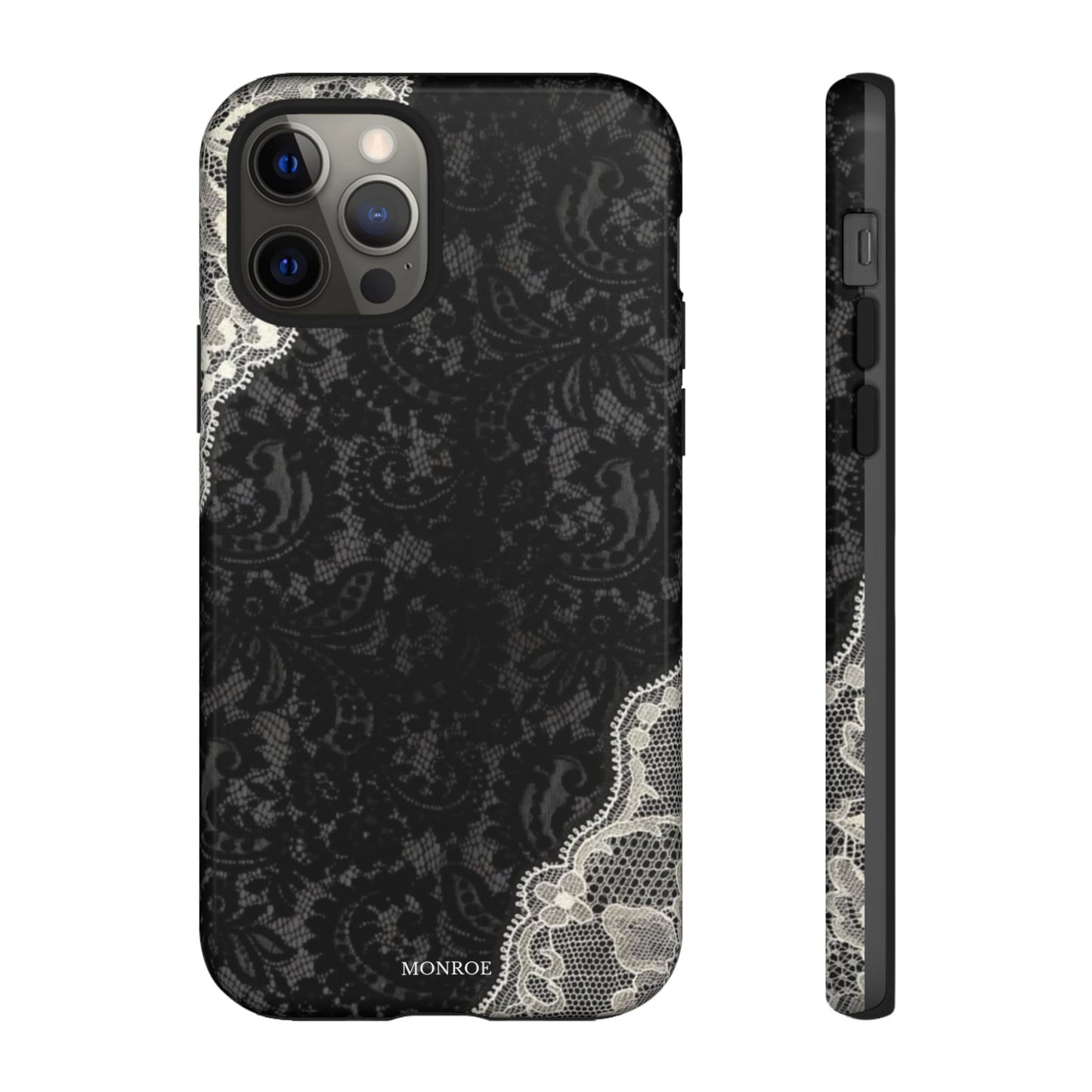 Black & White Edged Tough Case