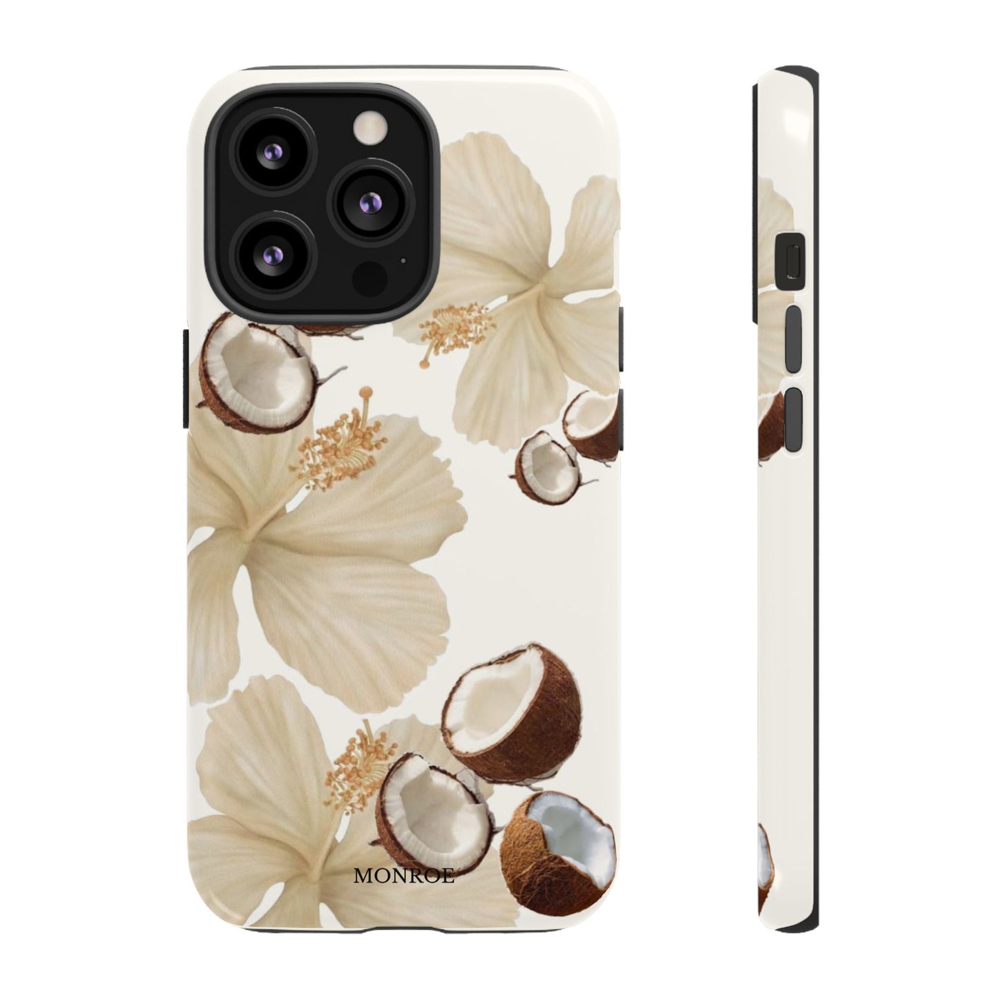 Tropical Coconut Floral Tough Case