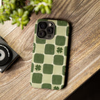 Clover Checker Tough Phone Case