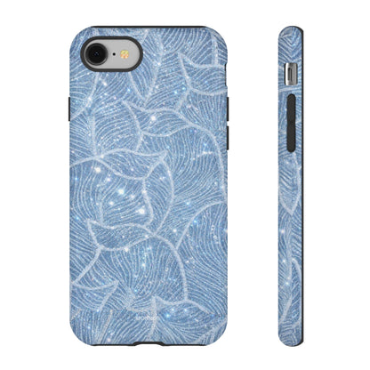 Glacier Blue Floral Tough Case