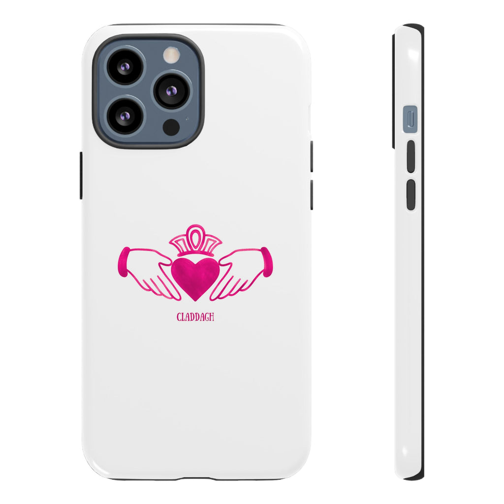 Pink Irish Claddagh Symbol Tough Phone Case