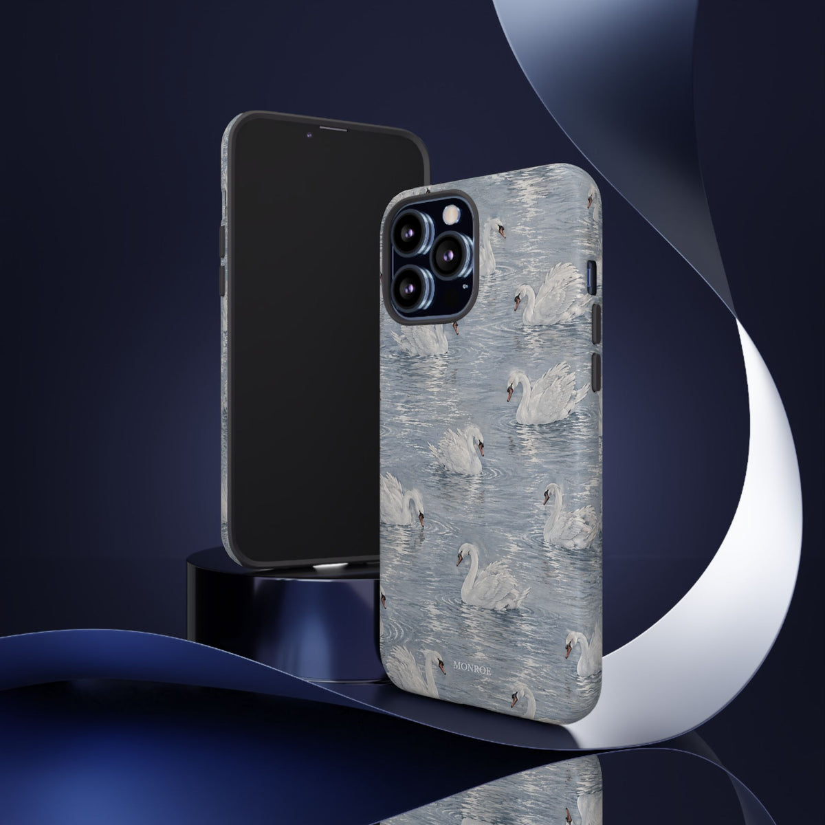Swan Pattern Tough Case