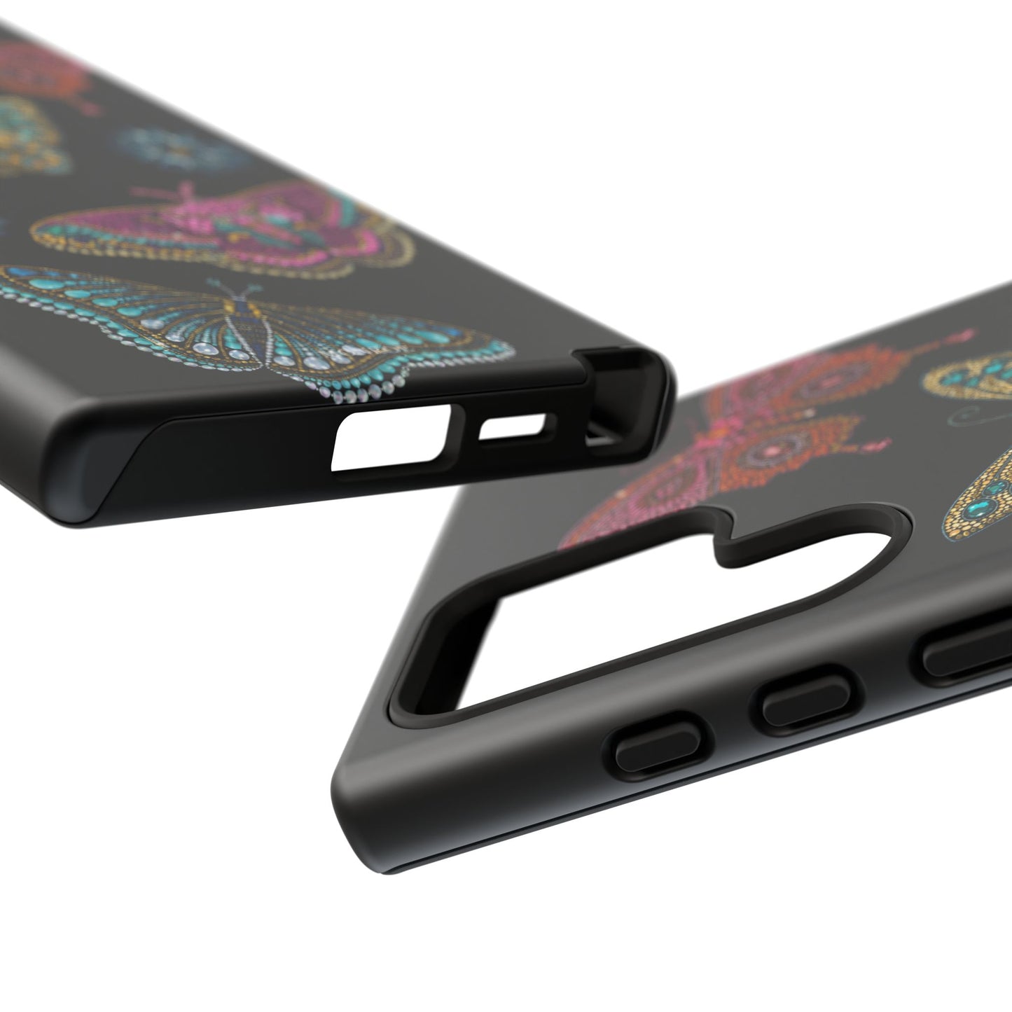 Butterfly Beaded Tough Case
