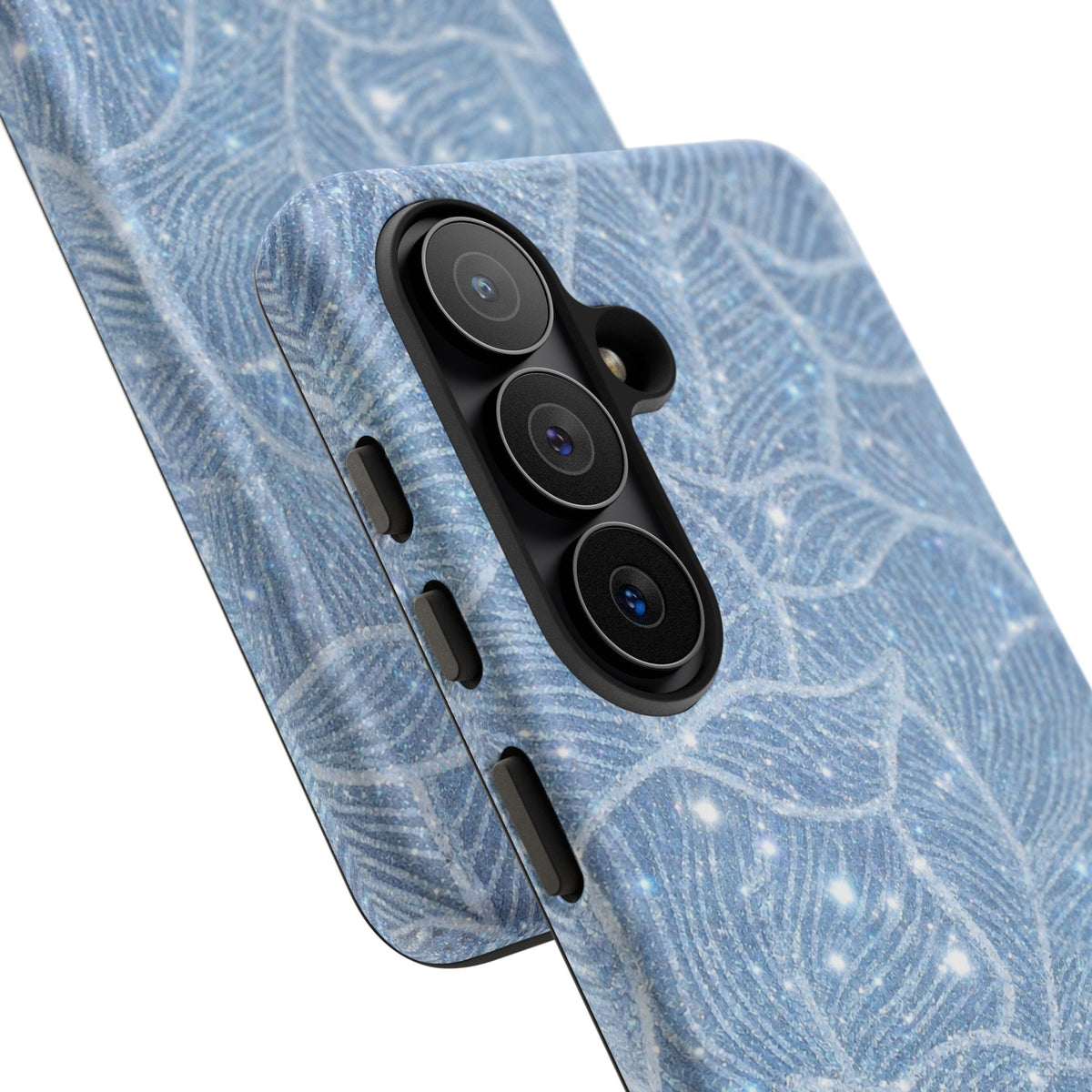 Glacier Blue Floral Tough Case