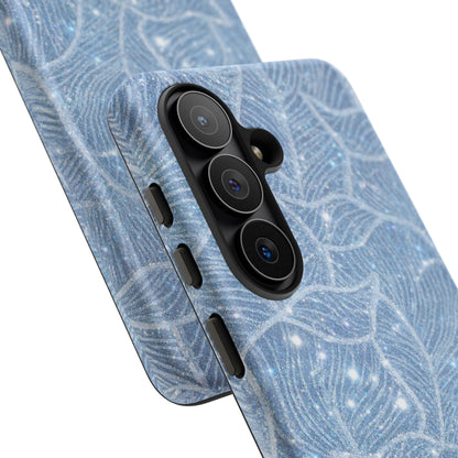 Glacier Blue Floral Tough Case