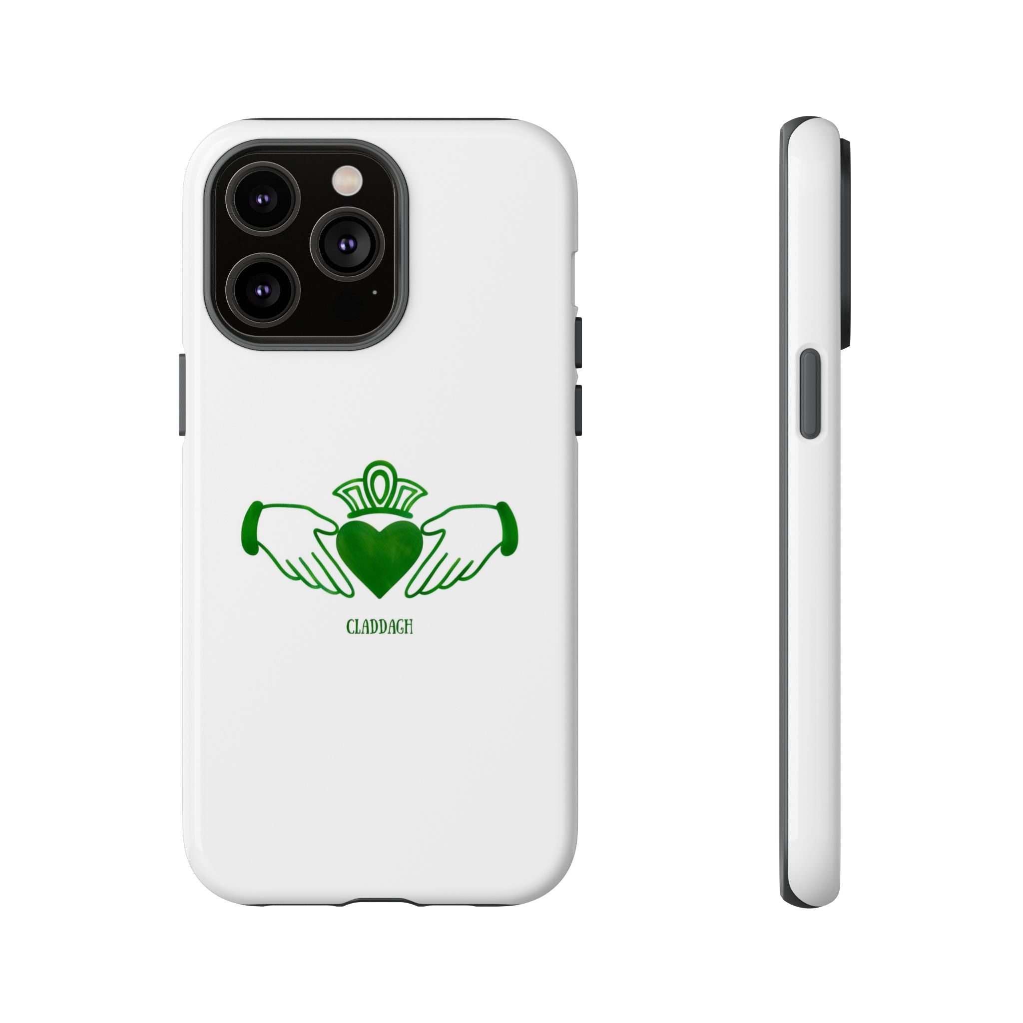 Irish Claddagh Symbol Green Tough Case