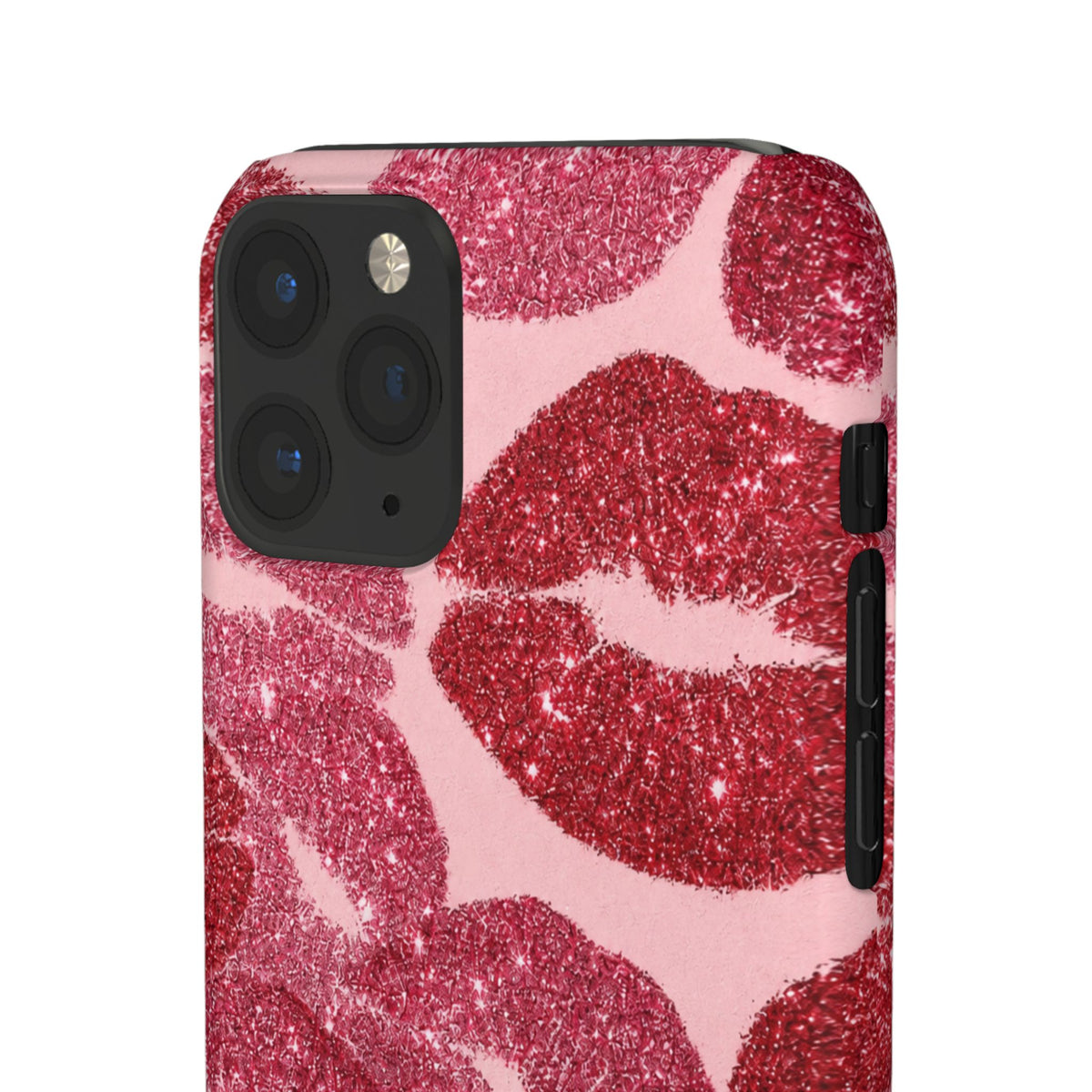Pink Glitter Kiss Case