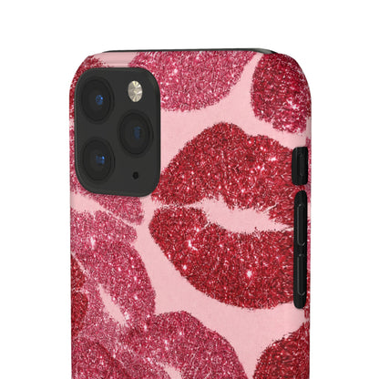 Pink Glitter Kiss Case