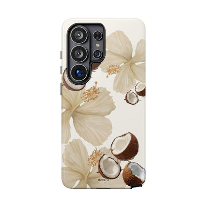 Tropical Coconut Floral Tough Case
