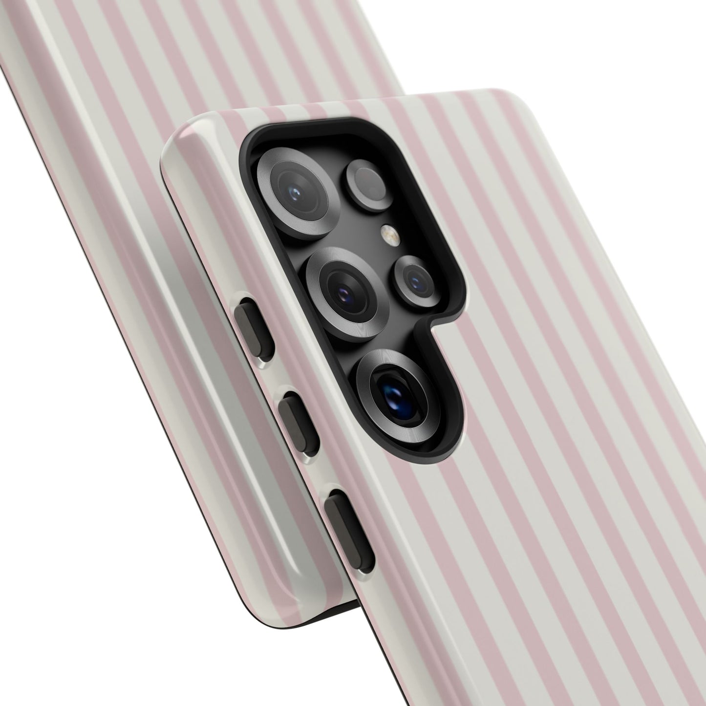 Light Pink Stripe Tough Phone Case