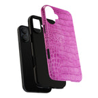 Purple Croc Phone Case