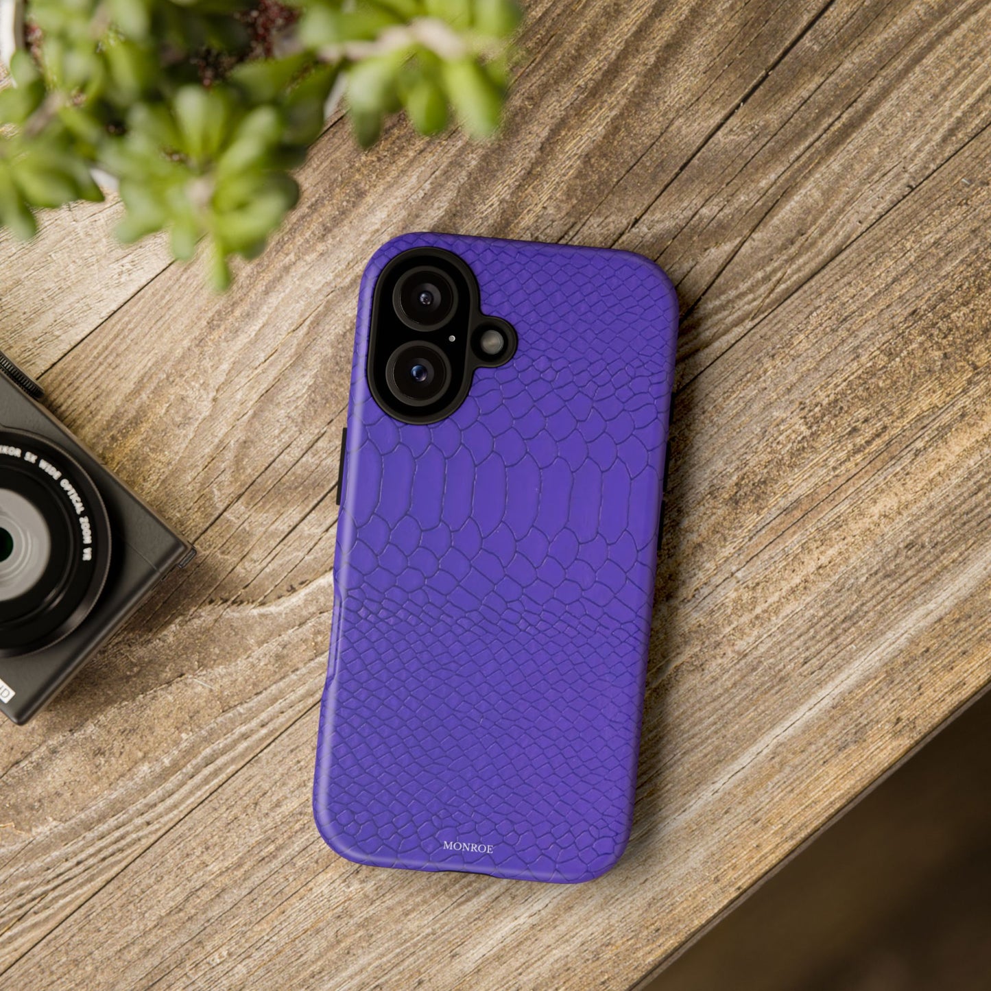 Dark Purple Snake Tough Case