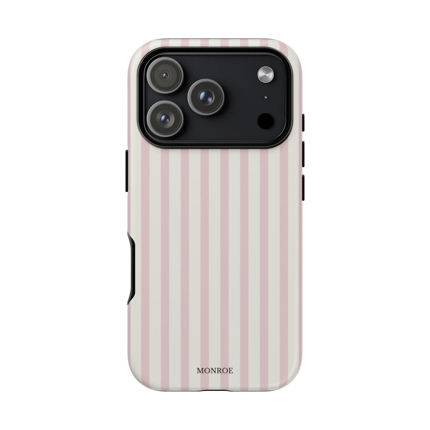 Light Pink Stripe Tough Phone Case