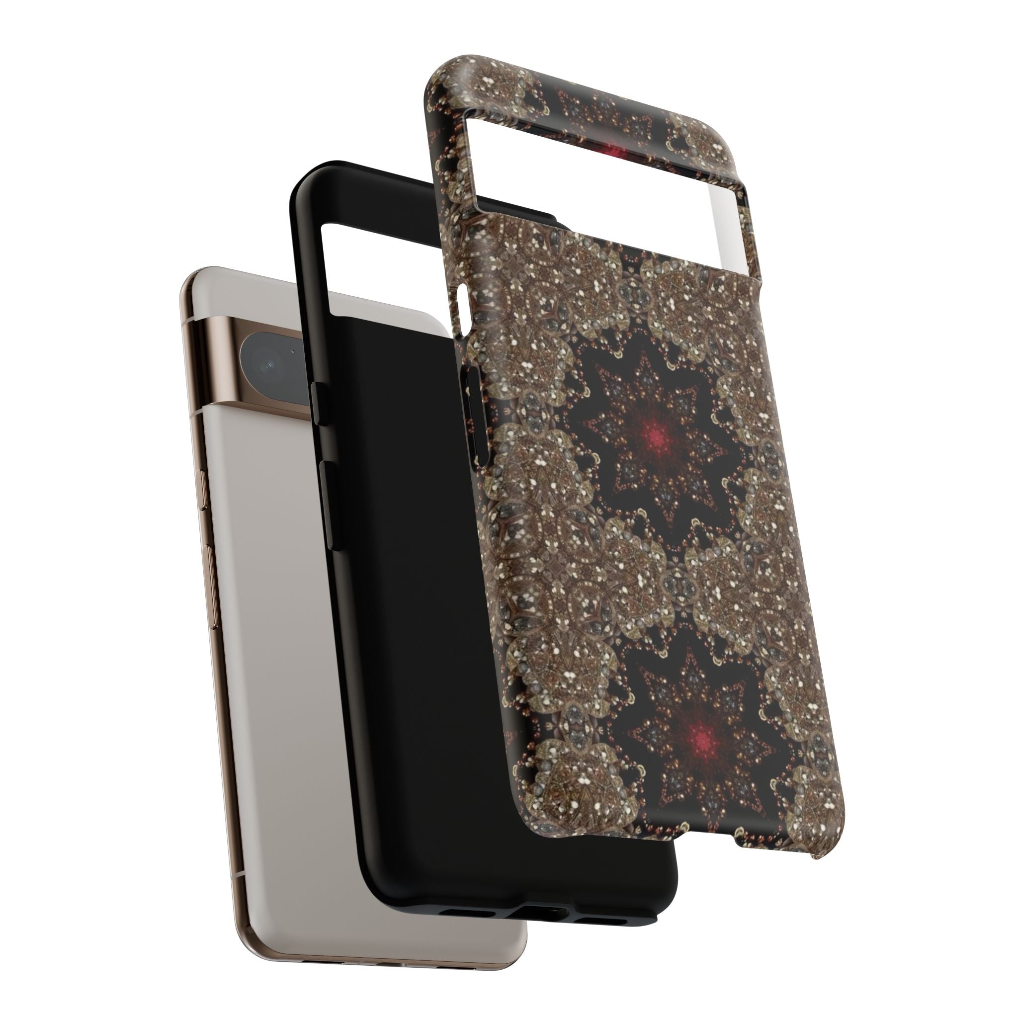Brown Mandala Tough Protective Case