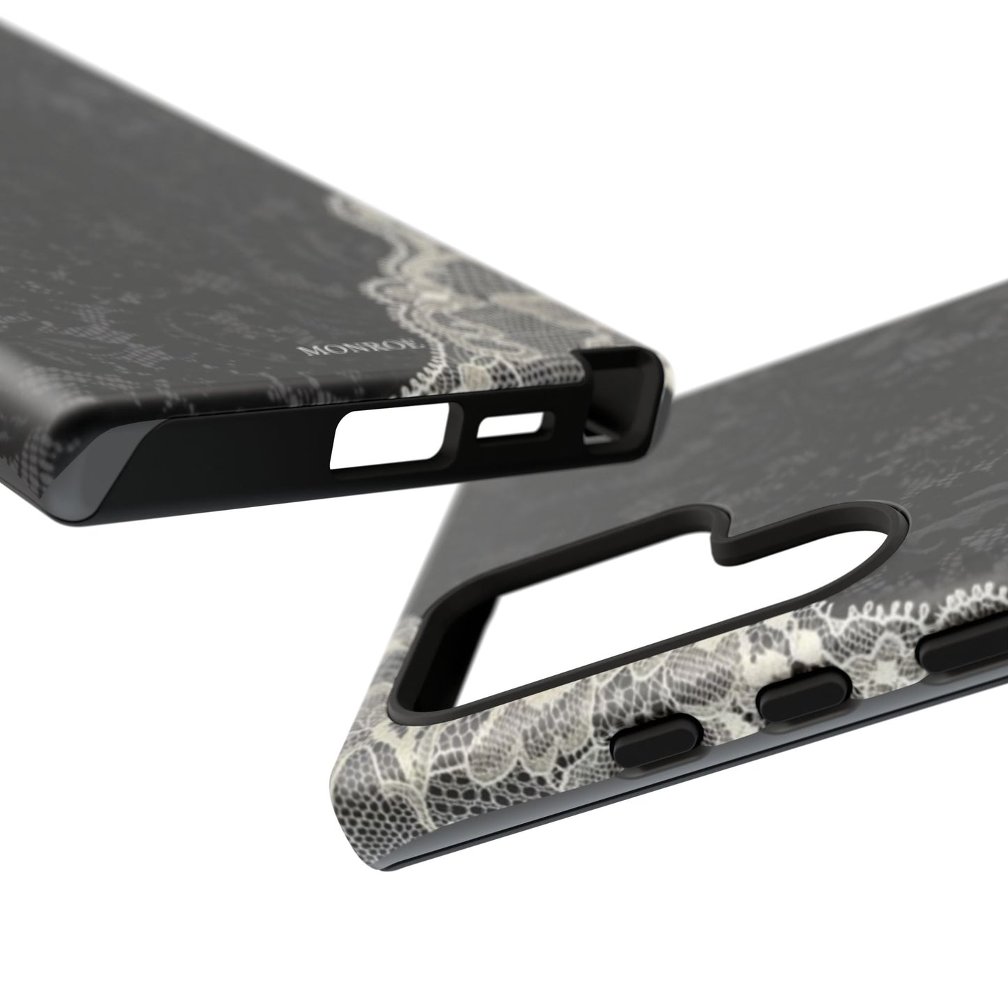 Black & White Edged Tough Case