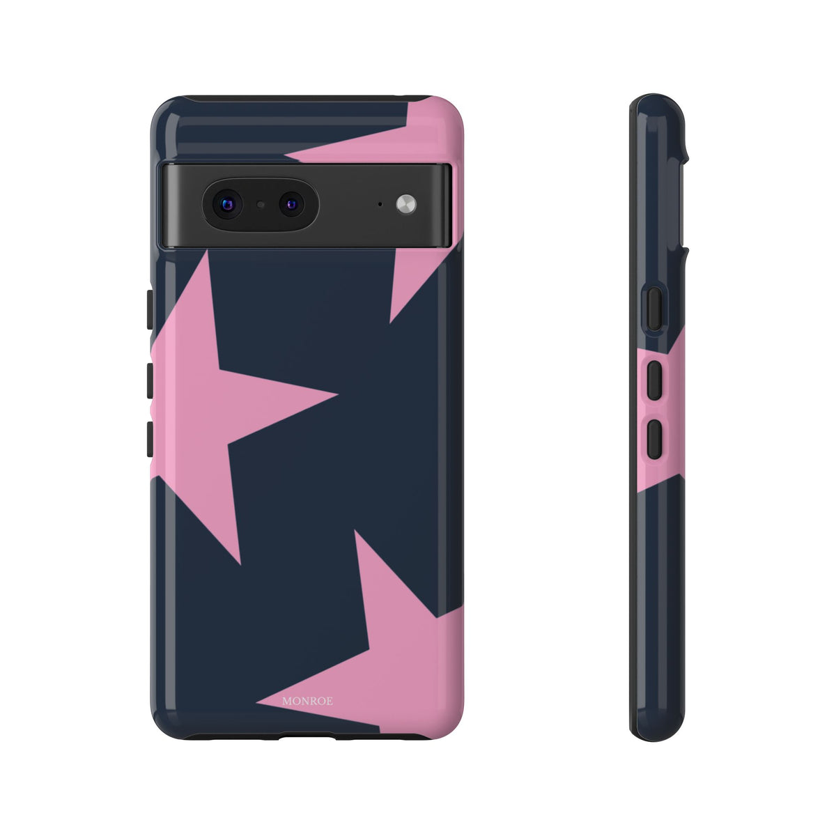 Navy & Pink Star Tough Cover