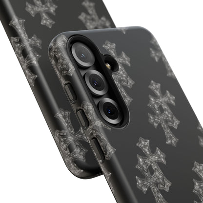 Black Crystal Cross Tough Case