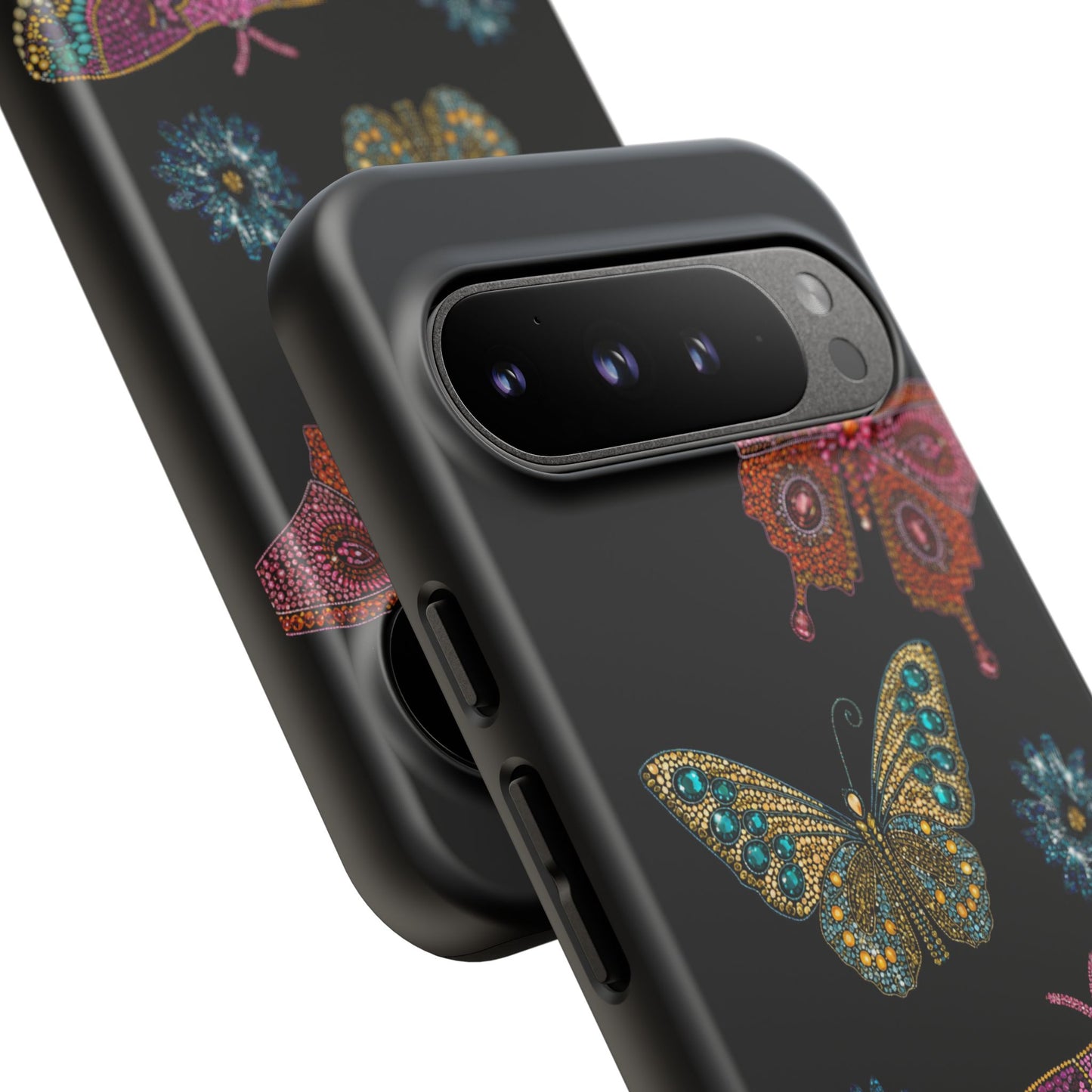 Butterfly Beaded Tough Case