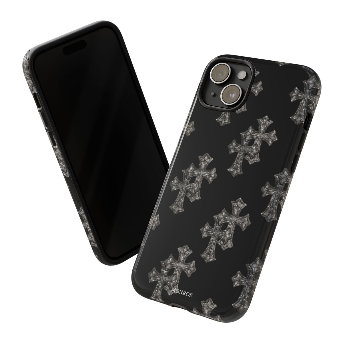 Black Crystal Cross Tough Case