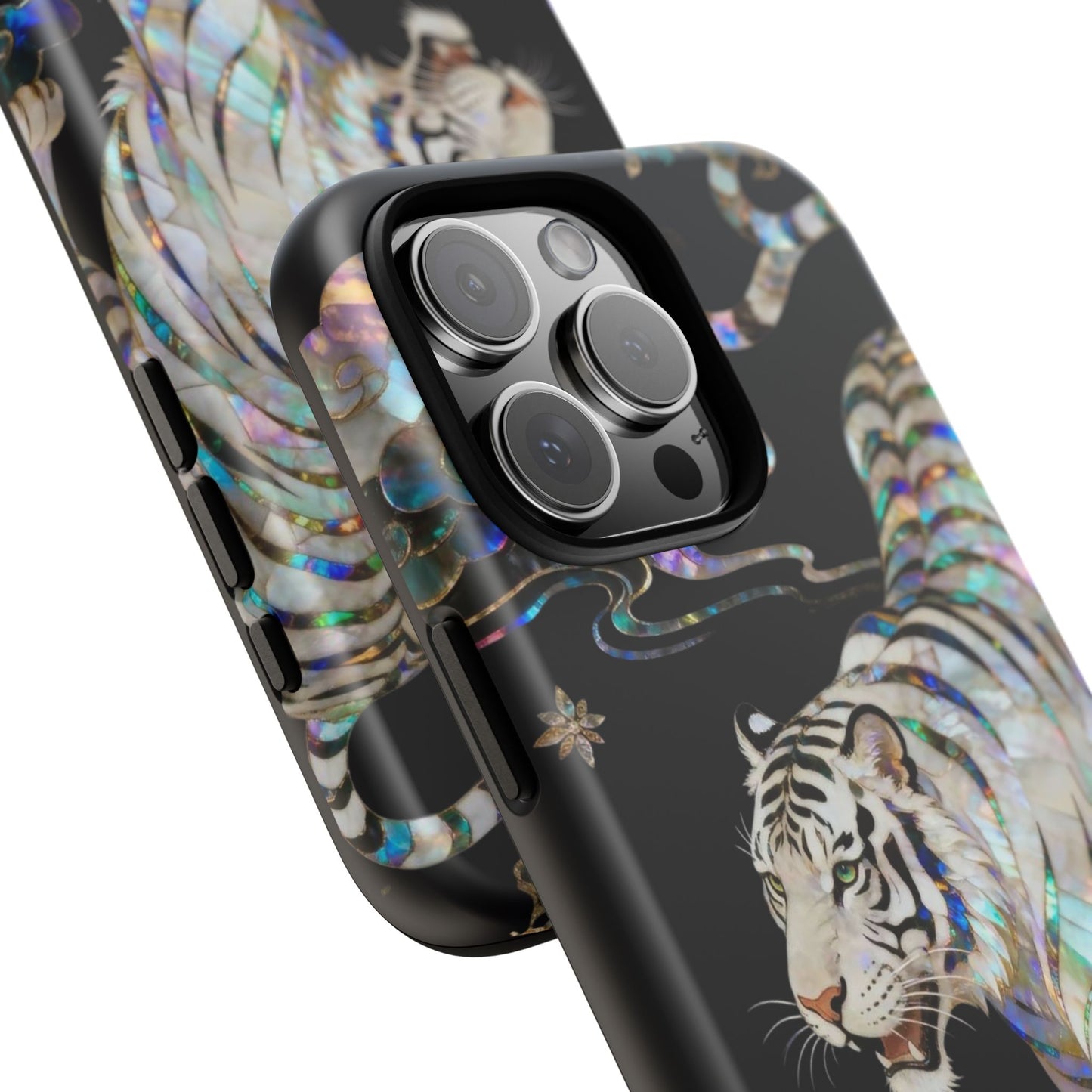 Iridescent White Tiger Tough Case