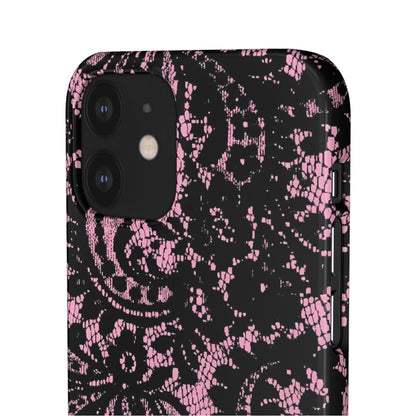 Pink Lace Pattern Case