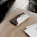 Half Cheetah Print Phone Case