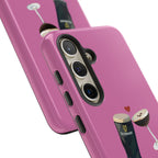 Pint & Wine Glass (Pink) Tough Case