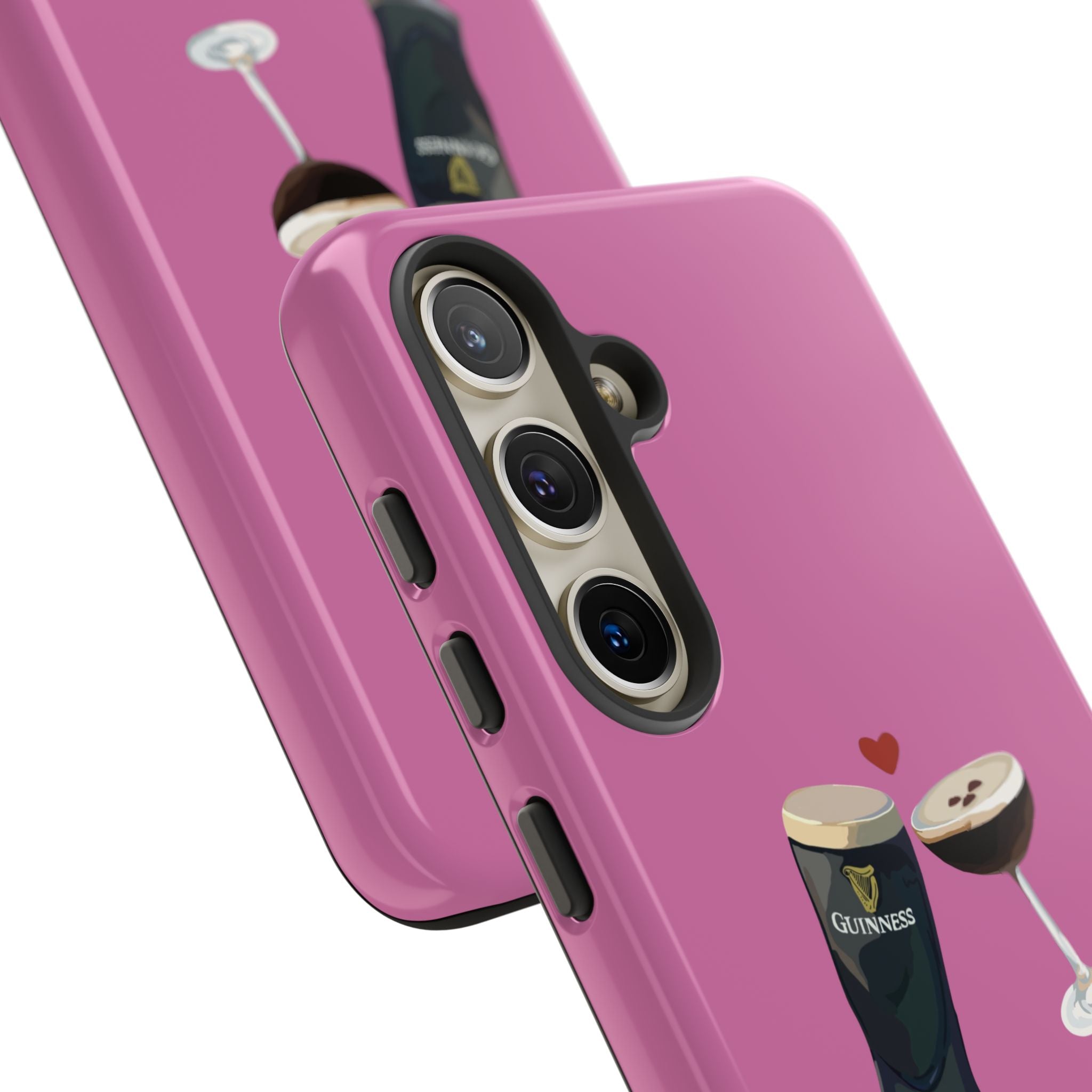 Pint & Wine Glass (Pink) Tough Case