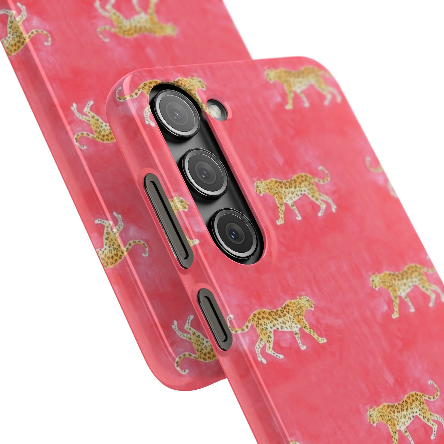 Pink Watercolor Leopard Case